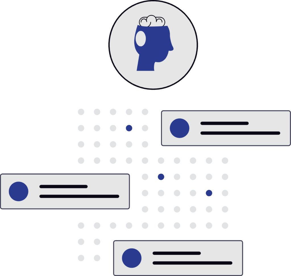Inteligência Artificial processando dados da empresa