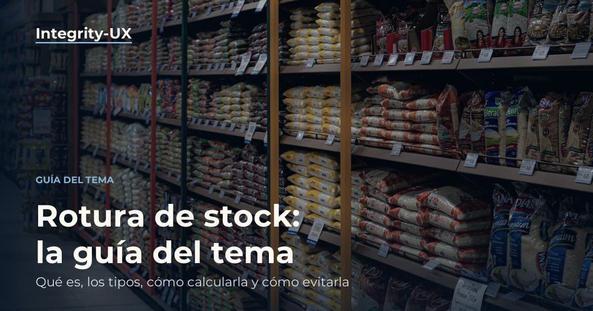 Corredor de supermercado com prateleiras de arroz, ilustrando ruptura de estoque no varejo alimentar